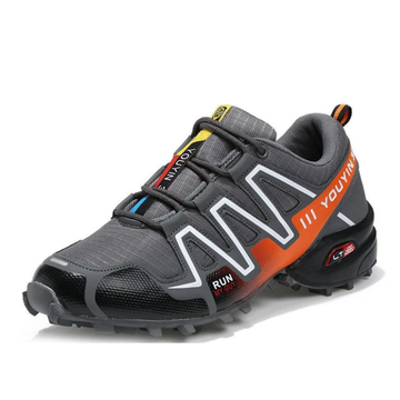 Men Hiking Shoes Non Slip Wear-Resistant Climbing Lightweight Walking Breathable Sneaker